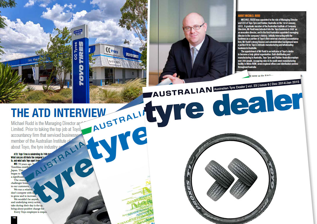 ATD Interview with Toyo CEO Michael Rudd | Toyo Tires Australia