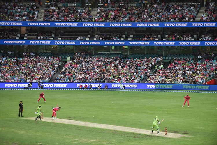 Toyo Tires Sponsor Big Bash League Cricket Team Sydney Sixers