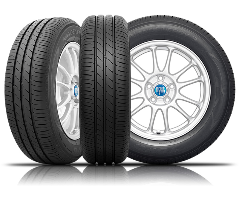 TOYO NANOENERGY 3Plus 225/45R17 Laffite LW-06II ブラックポリッシュ 17インチ 7J+48 5H-114.3 4本セット